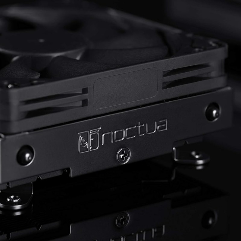 NOCTUA NH-L9i chromax.Black CPU Air Cooler I Intel LGA1150, LGA1151, LGA1155, LGA1156, LGA1200, AMD AM4 with NM-AM4-L9aL9i NOCTUA NH-L9i chromax.Black CPU Air Cooler I Intel LGA1150, LGA1151, LGA1155, LGA1156, LGA1200, AMD AM4 with NM-AM4-L9aL9i