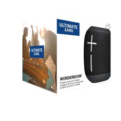 Ultimate Ears Wonderboom  Wireless Speaker, Deep Bass, 360 ° Surround Sound, Waterproof, 2 Speaker Connection for Powerful Sound, 13h Battery, Radical