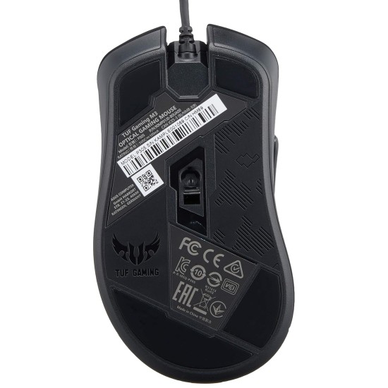 ASUS TUF Gaming M3 Optical USB RGB Gaming Mouse Featuring A 7000 DPI Optical Sensor, 7 Programmable Buttons, 4-Level DPI Switch and Aura Sync RGB Lighting