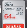 SanDisk 64GB Ultra SDXC UHS-I Memory Card - 100MB/s, C10, U1, Full HD, SD Card - SDSDUNR-064G-GN6IN SanDisk 64GB Ultra SDXC UHS-I Memory Card - 100MB/s, C10, U1, Full HD, SD Card - SDSDUNR-064G-GN6IN