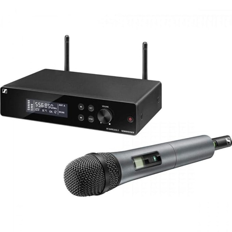 Sennheiser XSW 2-835-C Wireless Microphone with external Antenna(True Diversity) for Live stage, Singers, Presenters. Up to 12 compatible channels, Rackmount kit included & upto 150feet Range Sennheiser XSW 2-835-C Wireless Microphone with external Antenna(True Diversity) for Live stage, Singers, Presenters. Up to 12 compatible channels, Rackmount kit included & upto 150feet Range