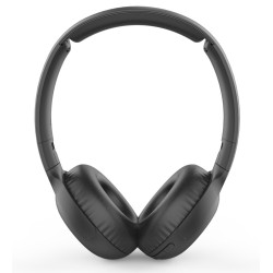 Philips Audio Upbeat TAUH202 On Ear Wireless Bluetooth Headphones with Mic, Lightweight Headband, Noise & Echo Cancellation and Soft Cushions for Extra Comfort (Black)