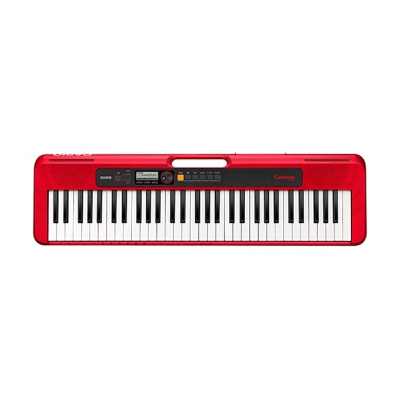 Casio CT-S200 Casiotone 61-Key Portable Keyboard with Piano tones, Red Casio CT-S200 Casiotone 61-Key Portable Keyboard with Piano tones, Red