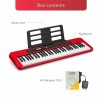 Casio CT-S200 Casiotone 61-Key Portable Keyboard with Piano tones, Red Casio CT-S200 Casiotone 61-Key Portable Keyboard with Piano tones, Red