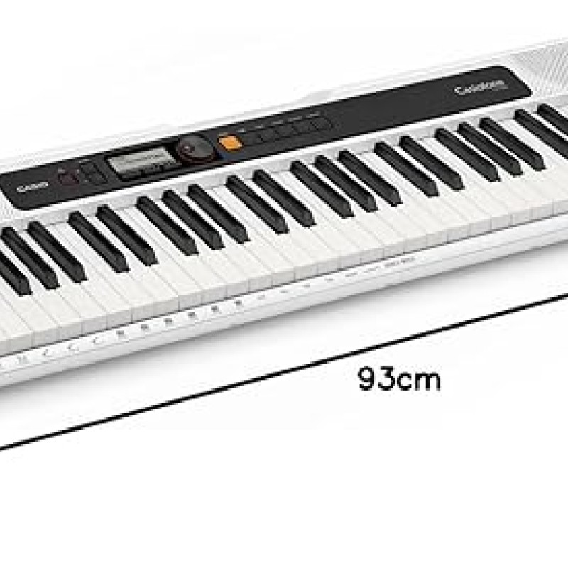 Casio CT-S200 61-Key Portable Keyboard, White Casio CT-S200 61-Key Portable Keyboard, White