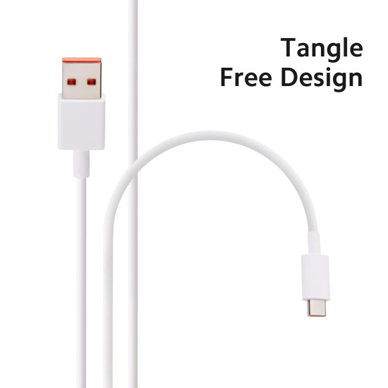 MI Xiaomi Hypercharge type C 100 cm Cable|Supports 120W, 67W fast charging|6Amp speed|Compatible for all smartphones,tablets, laptops|Supports all brands mobiles with fast charging capability