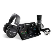 M-Audio AIR 192|4 Vocal Studio Pro -Complete Recording Package - 2-In/2-Out USB Audio Interface with Condenser Microphone, Shockmount, XLR Cable, Headphones and Pro Software Suited Software Suite -