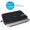 AirCase Protective laptopss Bag Sleeve fits Upto 14.1 laptopsss MacBook, Wrinkle Free, Padded, Waterproof Light Neoprene case Cover Pouch, for Men and Women, Black