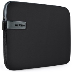 AirCase Protective laptopss Bag Sleeve fits Upto 14.1" laptopsss MacBook, Wrinkle Free, Padded, Waterproof Light Neoprene case Cover Pouch, for Men & Women, Black