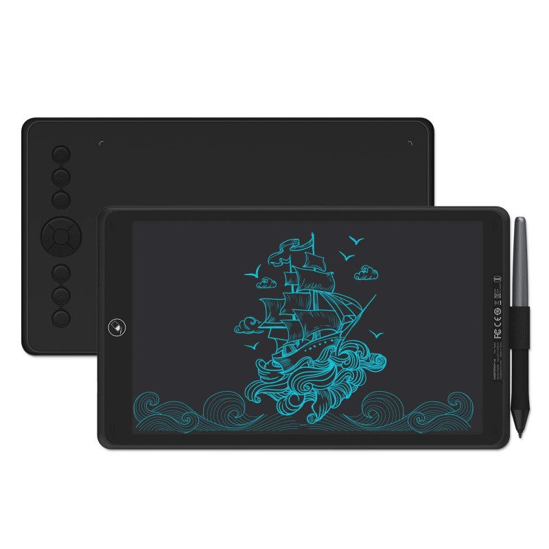 HUION Inspiroy Ink H320M Graphics Drawing Tablet LCD Writing Tablet with Battery-Free Stylus PW100 8192 Pressure Sensitivity (Black) HUION Inspiroy Ink H320M Graphics Drawing Tablet LCD Writing Tablet with Battery-Free Stylus PW100 8192 Pressure Sensitivity (Black)