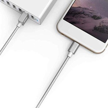 (Refurbished) Zinq Technologies USB Type C to USB Type A 2.0 Cable for Smartphone (Silver) (Refurbished) Zinq Technologies USB Type C to USB Type A 2.0 Cable for Smartphone (Silver)