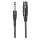 Audio-Technica Atr1300X Unid Directional Dynamic Microphone with Microphone Cable, Rugged Construction, and Steel Mesh Grill, On/Off Switch - XLR