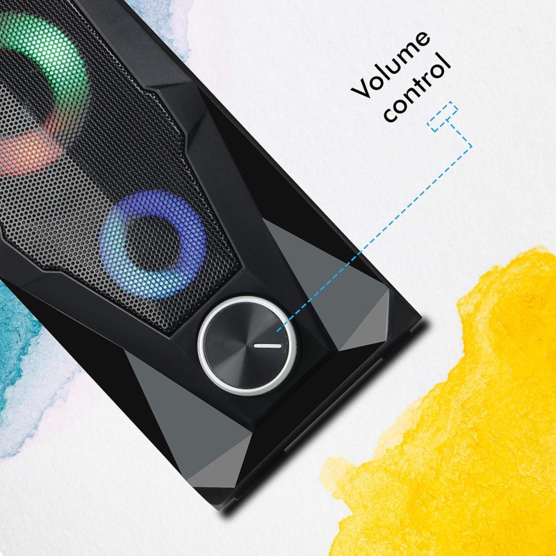 Zebronics Zeb-Warrior 2.0 Multimedia Speaker With Aux Connectivity,USB Powered And Volume Control Zebronics Zeb-Warrior 2.0 Multimedia Speaker With Aux Connectivity,USB Powered And Volume Control