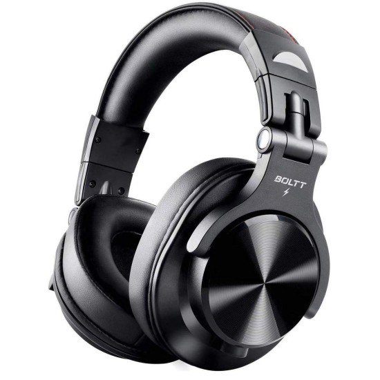 Fire-Boltt Blast 1400 Over Ear Bluetooth Wireless Headphones with 25H Playtime, Thumping Bass, Lightweight Foldable Compact Design with Google/Siri Voice Assistance