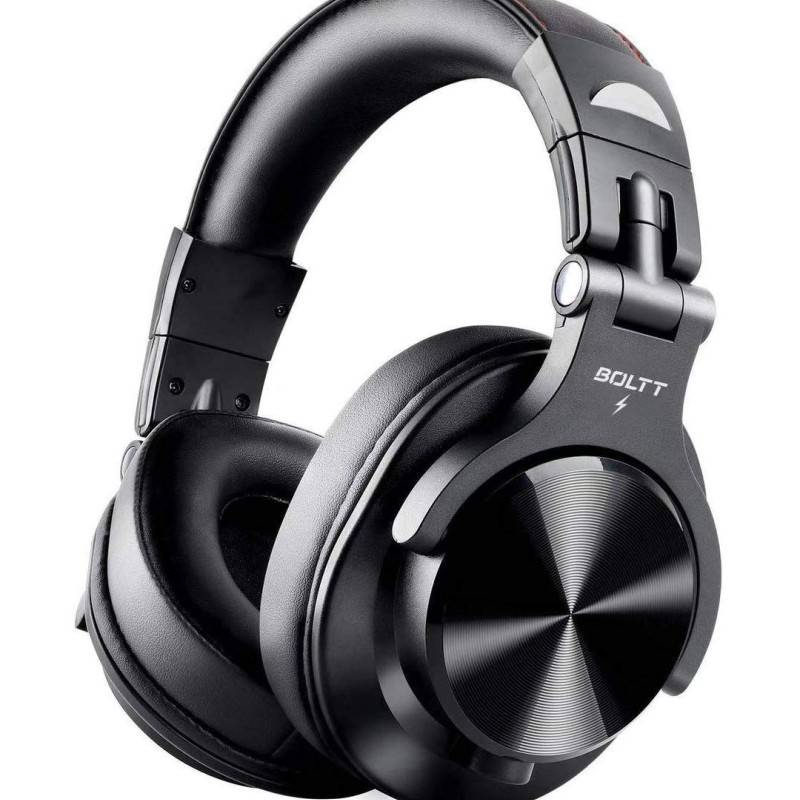 Fire-Boltt Blast 1400 Over Ear Bluetooth Wireless Headphones with 25H Playtime, Thumping Bass, Lightweight Foldable Compact Design with Google/Siri Voice Assistance