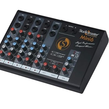 STUDIOMASTER 4-Channel Karaoke Mixer MINI 6 STUDIOMASTER 4-Channel Karaoke Mixer MINI 6