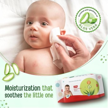 LuvLap Paraben Free Baby Wipes with Aloe Vera (72 Wipes/Pack, Pack of 6) LuvLap Paraben Free Baby Wipes with Aloe Vera (72 Wipes/Pack, Pack of 6)