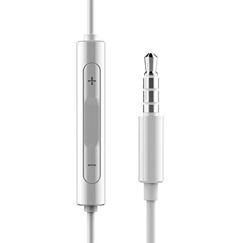 Honor AM115 Half in-Ear Earphones with mic (White)