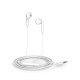 Honor AM115 Half in-Ear Earphones with mic (White)