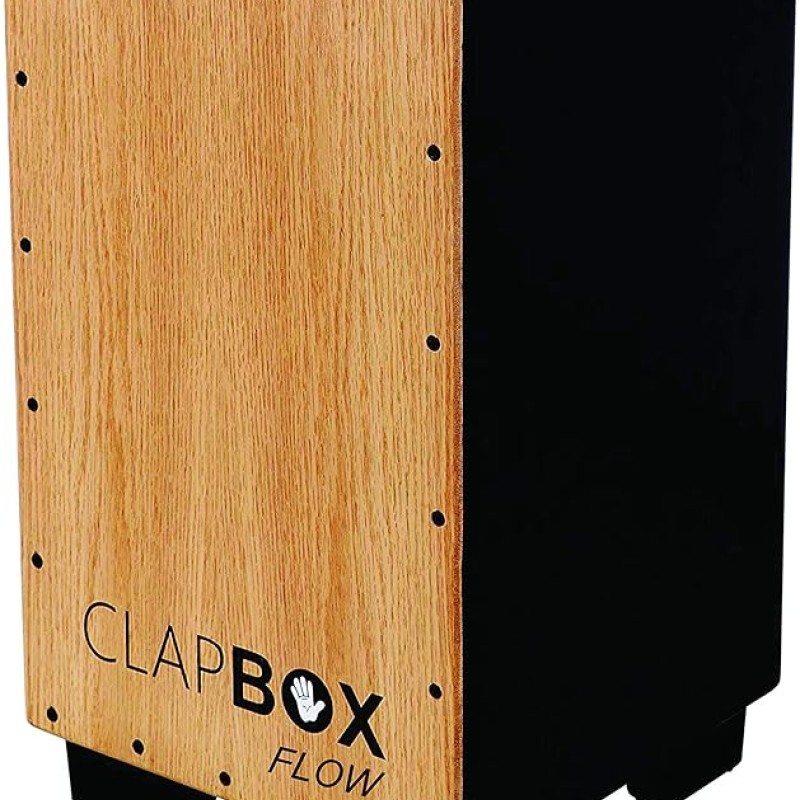 Clapbox Cajon CB02 Flow -Black, Oak Wood (H:50 W:30 L:30) - 3 Internal Snares Clapbox Cajon CB02 Flow -Black, Oak Wood (H:50 W:30 L:30) - 3 Internal Snares