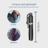 JOYSEUS Selfie Stick, Extendable Selfie Stick with Tripod Stand and Detachable Wireless Bluetooth Remote, Ultra Compact Selfie Stick for Mobile and All Smart Phones � Black