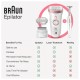 Braun Silk-epil 7 SE7041 Epilator for Women, Cordless Wet & Dry Epilation, Braun Epilator for Long Lasting Hair Removal, Smooth Skin with Sensosmart Technology, Waterproof, Less Pain