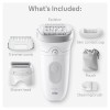 Braun Silk-epil 7 SE7041 Epilator for Women, Cordless Wet & Dry Epilation, Braun Epilator for Long Lasting Hair Removal, Smooth Skin with Sensosmart Technology, Waterproof, Less Pain Braun Silk-epil 7 SE7041 Epilator for Women, Cordless Wet & Dry Epilation, Braun Epilator for Long Lasting Hair Removal, Smooth Skin with Sensosmart Technology, Waterproof, Less Pain