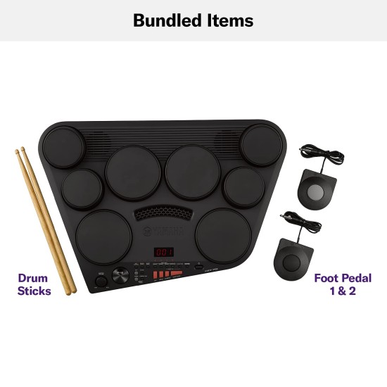 YAMAHA DD-75 Portable Digital Drums, Black