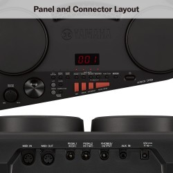 YAMAHA DD-75 Portable Digital Drums, Black