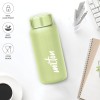 MILTON Aqua 500 Stainless Steel Water Bottle 500 ml, Single Walled, ISI Certified I Leak Proof Lid, Rust Proof I For School, Office, Gym I Light Green