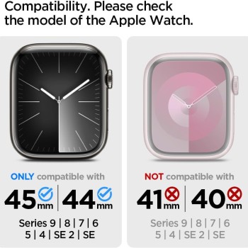 Spigen Rugged Armor Pro Case & Strap for Apple Watch Series 9/8/7 (45mm) | Series SE2/6/SE/5/4 (44mm) - Chacoal Gray (Watch not included) Spigen Rugged Armor Pro Case & Strap for Apple Watch Series 9/8/7 (45mm) | Series SE2/6/SE/5/4 (44mm) - Chacoal Gray (Watch not included)