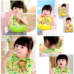 BabyGo Silicone Baby Bibs | Adjustable Neckline Feeding Apron Bibs, Detachable, Waterproof, Washable, BPA-Free & Reusable Soft Silicone Bibs for Infants & Toddlers | Set of 3