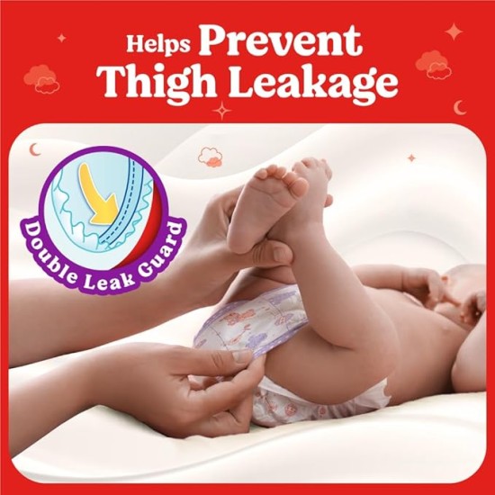 Huggies Complete Comfort Dry Tape Large (L) Size Baby Tape Diapers, Combo Pack of 2, 52 count per pack, 104 count, with 5 in 1 Comfort