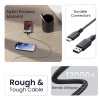 Ambrane Unbreakable 60W / 3A Fast Charging 1.5m Braided Micro USB Cable for Smartphones, Tablets, Laptops & Other Micro USB Devices, 480Mbps Data Sync, Quick Charge 3.0 (RCM15, Black)