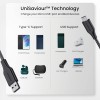 Ambrane Unbreakable 60W / 3A Fast Charging 1.5m Braided Micro USB Cable for Smartphones, Tablets, Laptops & Other Micro USB Devices, 480Mbps Data Sync, Quick Charge 3.0 (RCM15, Black)