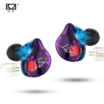 Voyarge KZ ZST PRO Wired In Ear Earphones with Mic (Black)