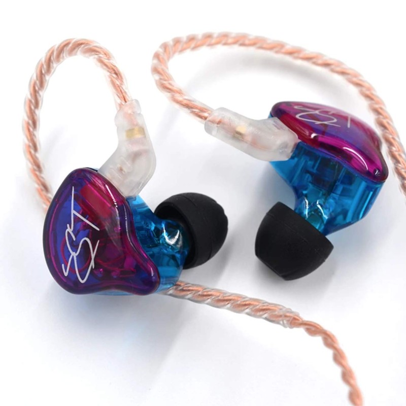 Voyarge KZ ZST PRO Wired In Ear Earphones with Mic (Black) Voyarge KZ ZST PRO Wired In Ear Earphones with Mic (Black)