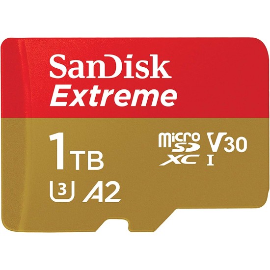 Sandisk 1Tb Extreme Microsd Uhs-I U3 V30 A2 160Mb/S- Sdsqxa1-1T00-Gn6Mn