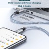 Wayona Type C To Type C Fast Charging Cable 65W/3.25A Usb C Nylon Braided Cord Compatible For Smartphone (Samsung Galaxy S22 S21 S20 Fe S10 M33 M51 M31 A73 A51 Note 20 10/Note 20 10 Plus) (1M, Grey) Wayona Type C To Type C Fast Charging Cable 65W/3.25A Usb C Nylon Braided Cord Compatible For Smartphone (Samsung Galaxy S22 S21 S20 Fe S10 M33 M51 M31 A73 A51 Note 20 10/Note 20 10 Plus) (1M, Grey)