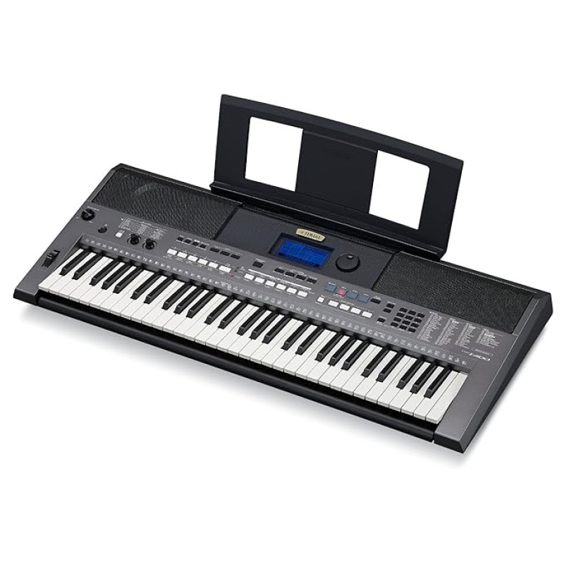 Yamaha PSR-I400 61-Key Portable Keyboard, Metallic Dark Grey Yamaha PSR-I400 61-Key Portable Keyboard, Metallic Dark Grey