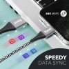 Dyazo 4 ft / 1.2 m 3-in-1 Universal Charger Cable Double Nylon Braided Multi Charging Cable with Flexi Head Technology Dyazo 4 ft / 1.2 m 3-in-1 Universal Charger Cable Double Nylon Braided Multi Charging Cable with Flexi Head Technology