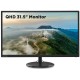 Lenovo - D32Q-20 D-Series 31.5 Inch (80Cm) 2K Qhd2560 X 1440 Pixels, Ips Monitor | 1.07 Billion Colors, 75Hz, 4Ms, Amd Freesync, Hdmi, Dp, Tilt, Vesa Wall Mount, Tuv Certified Eye Comfort, Raven Black