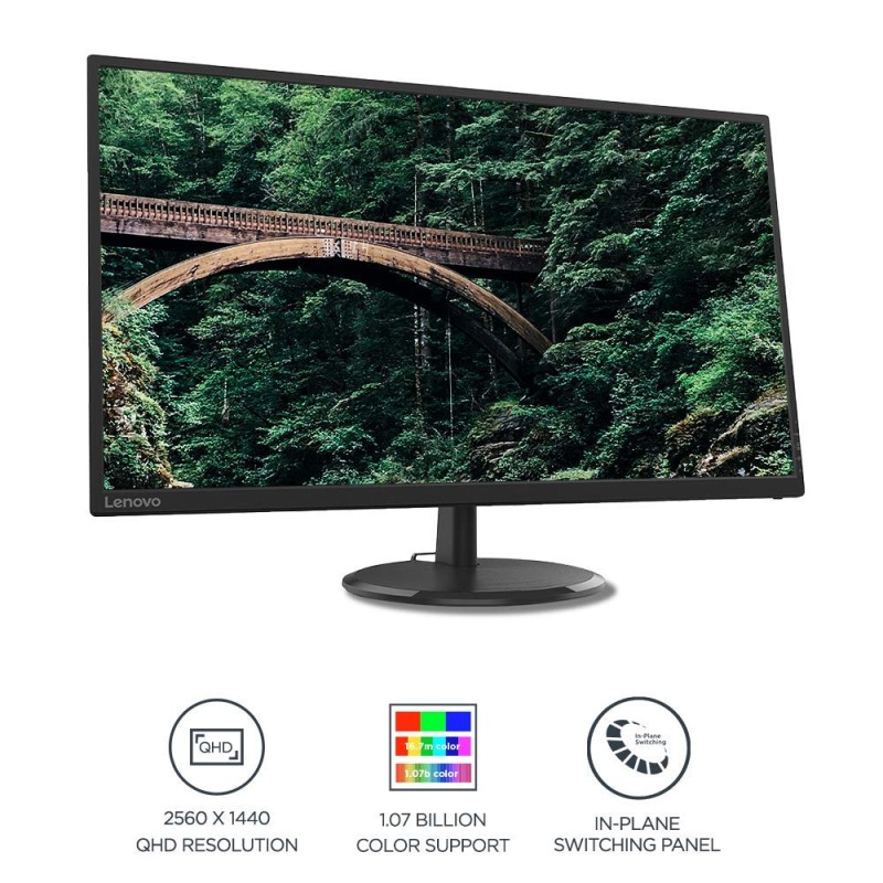 (Refurbished) Lenovo - D32Q-20 D-Series 31.5 Inch (80Cm) 2K Qhd2560 X 1440 Pixels, Ips Monitor | 1.07 Billion Colors, 75Hz, 4Ms, Amd Freesync, Hdmi, Dp, Tilt, Vesa Wall Mount, Tuv Certified Eye Comfort, Raven Black (Refurbished) Lenovo - D32Q-20 D-Series 31.5 Inch (80Cm) 2K Qhd2560 X 1440 Pixels, Ips Monitor | 1.07 Billion Colors, 75Hz, 4Ms, Amd Freesync, Hdmi, Dp, Tilt, Vesa Wall Mount, Tuv Certified Eye Comfort, Raven Black