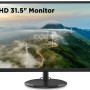 (Refurbished) Lenovo - D32Q-20 D-Series 31.5 Inch (80Cm) 2K Qhd2560 X 1440 Pixels, Ips Monitor | 1.07 Billion Colors, 75Hz, 4Ms, Amd Freesync, Hdmi, Dp, Tilt, Vesa Wall Mount, Tuv Certified Eye Comfort, Raven Black