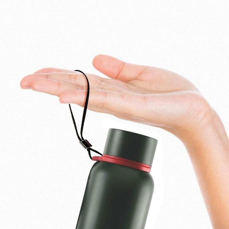 Borosil - Stainless Steel Hydra Trek - Vacuum Insulated Flask Water Bottle, 700 ML, Green