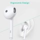 Oppo Mh319 Wired On Ear Headphones with Mic (White)