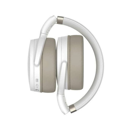 Sennheiser HD 450BT (ANC) Bluetooth 5.0 Wireless Over Ear Headphone with Mic, Designed in Germany, Alexa Built-in - Active Noise Cancellation, 30h Battery,Fast Charging, Foldable, 2Yr WARRANTY - White