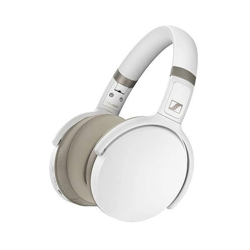 Sennheiser HD 450BT (ANC) Bluetooth 5.0 Wireless Over Ear Headphone with Mic, Designed in Germany, Alexa Built-in - Active Noise Cancellation, 30h Battery,Fast Charging, Foldable, 2Yr WARRANTY - White Sennheiser HD 450BT (ANC) Bluetooth 5.0 Wireless Over Ear Headphone with Mic, Designed in Germany, Alexa Built-in - Active Noise Cancellation, 30h Battery,Fast Charging, Foldable, 2Yr WARRANTY - White