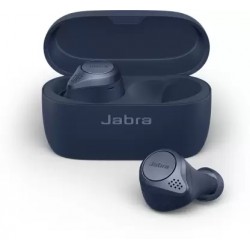 Jabra Elite Active 75t Active Noise Cancellation enabled Bluetooth Headset  (Navy, True Wireless)