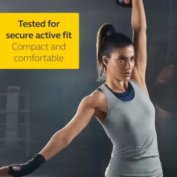 Jabra Elite Active 75t Active Noise Cancellation enabled Bluetooth Headset (Navy, True Wireless) Jabra Elite Active 75t Active Noise Cancellation enabled Bluetooth Headset (Navy, True Wireless)